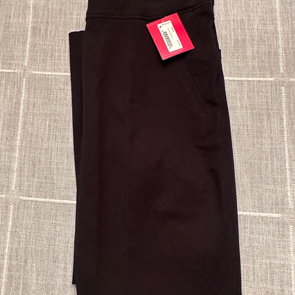 Spanx On-The-Go Ankle Slim Straight Pant - black - petite - xsmall - Picture 4 of 4